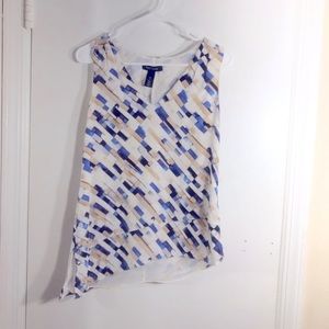 White House Black Market Silk multi color …